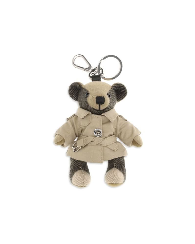 Burberry Beige Cashmere Keychain
