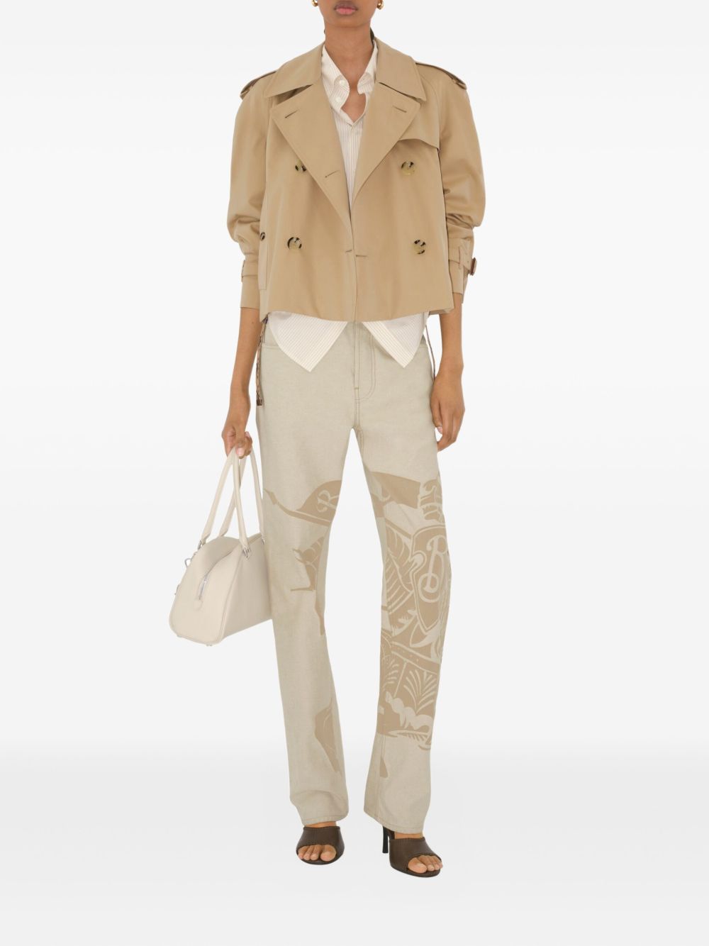 Burberry Beige Coat Glam Steals