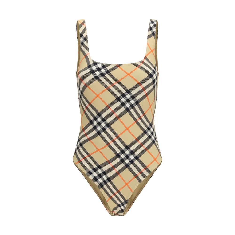 Burberry Beige Polyamide One Piece Swimsuit Glam Steals
