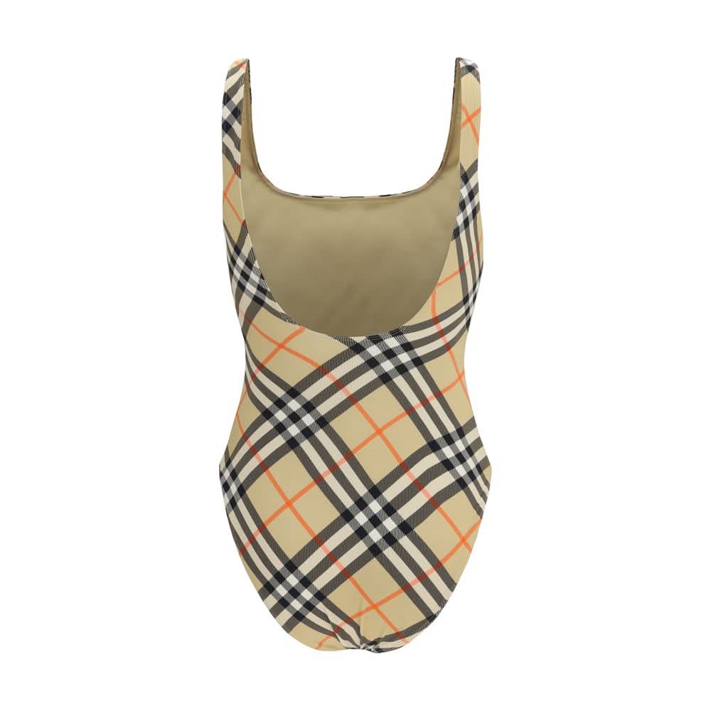 Burberry Beige Polyamide One Piece Swimsuit Glam Steals