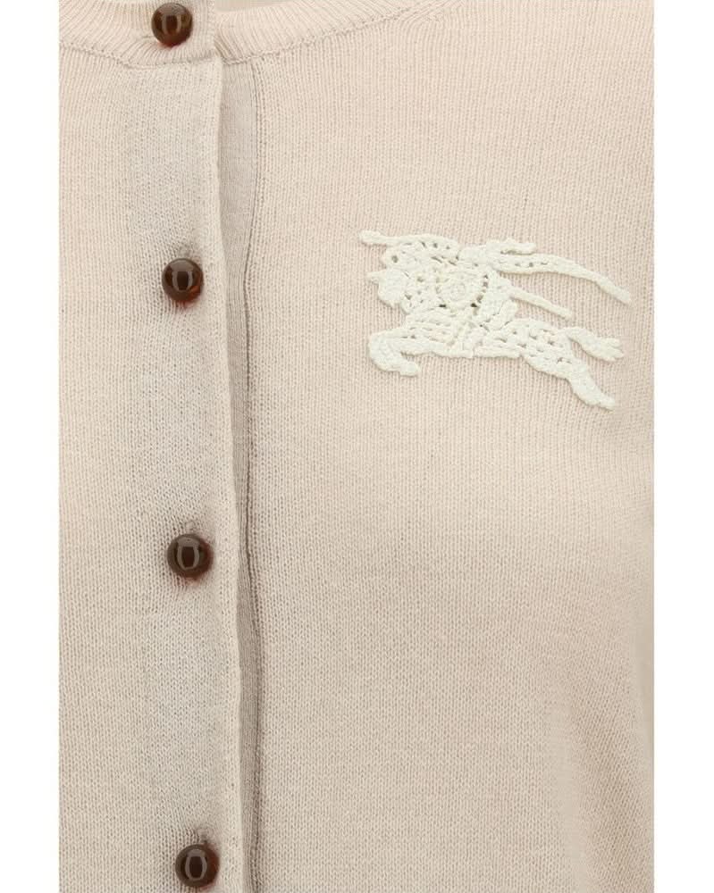 Burberry Beige Polyester Cardigan Glam Steals