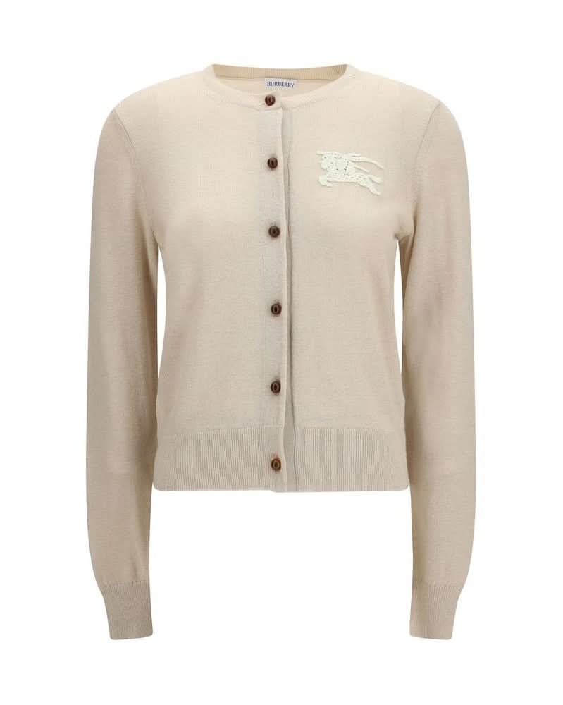 Burberry Beige Polyester Cardigan Glam Steals