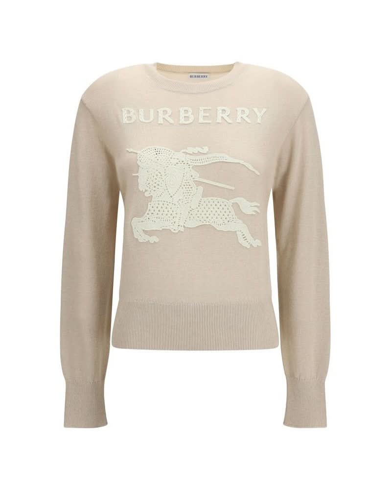 Burberry Beige Polyester Sweat-shirt Glam Steals