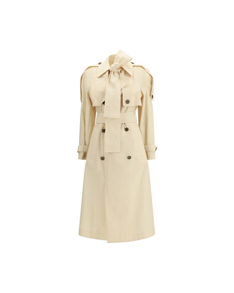 Burberry Beige Polyester Trench Coat Glam Steals