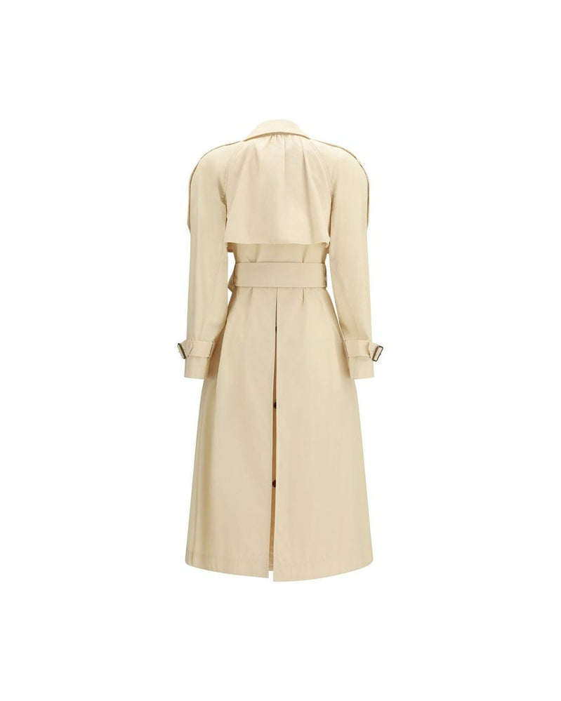 Burberry Beige Polyester Trench Coat Glam Steals