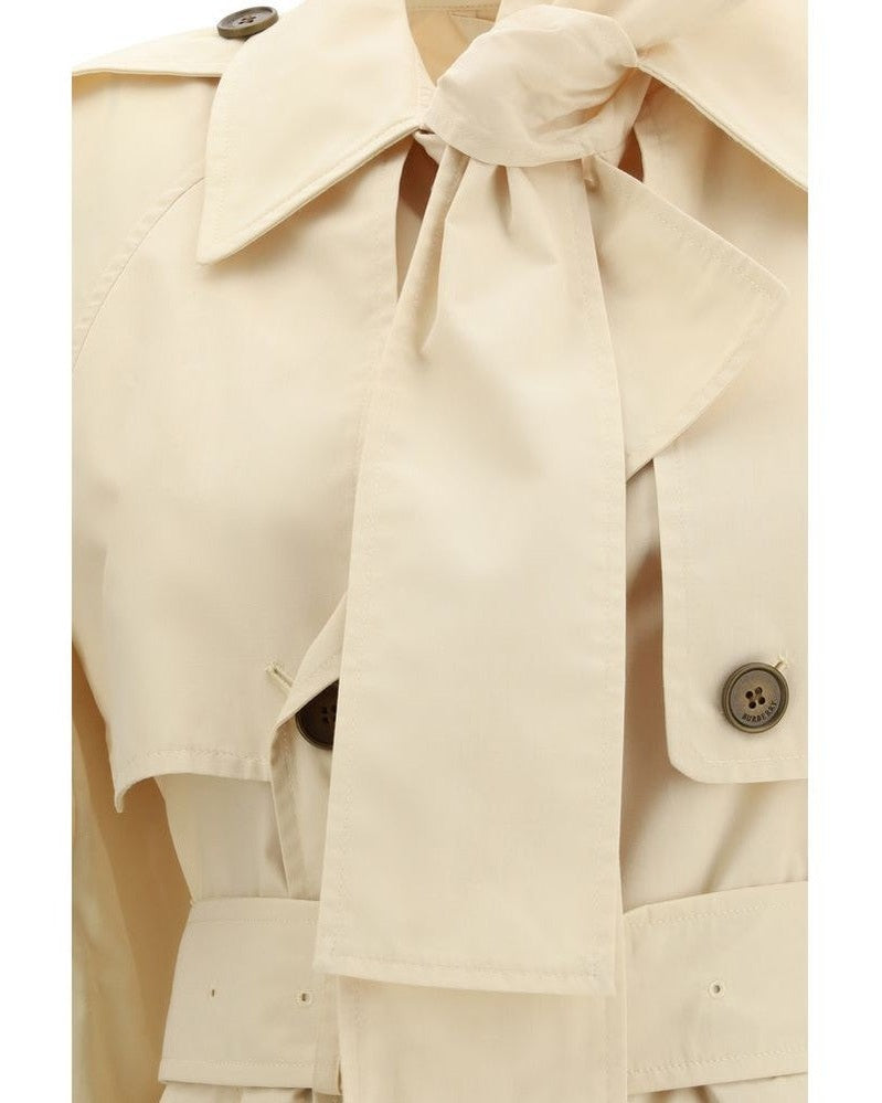 Burberry Beige Polyester Trench Coat Glam Steals