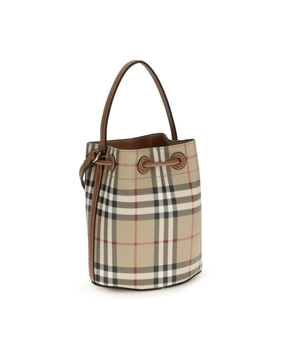 Burberry Beige Polyethylene Backet Bag Glam Steals