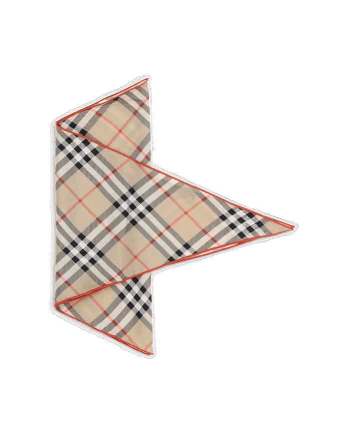 Burberry Beige Silk Scarf Glam Steals