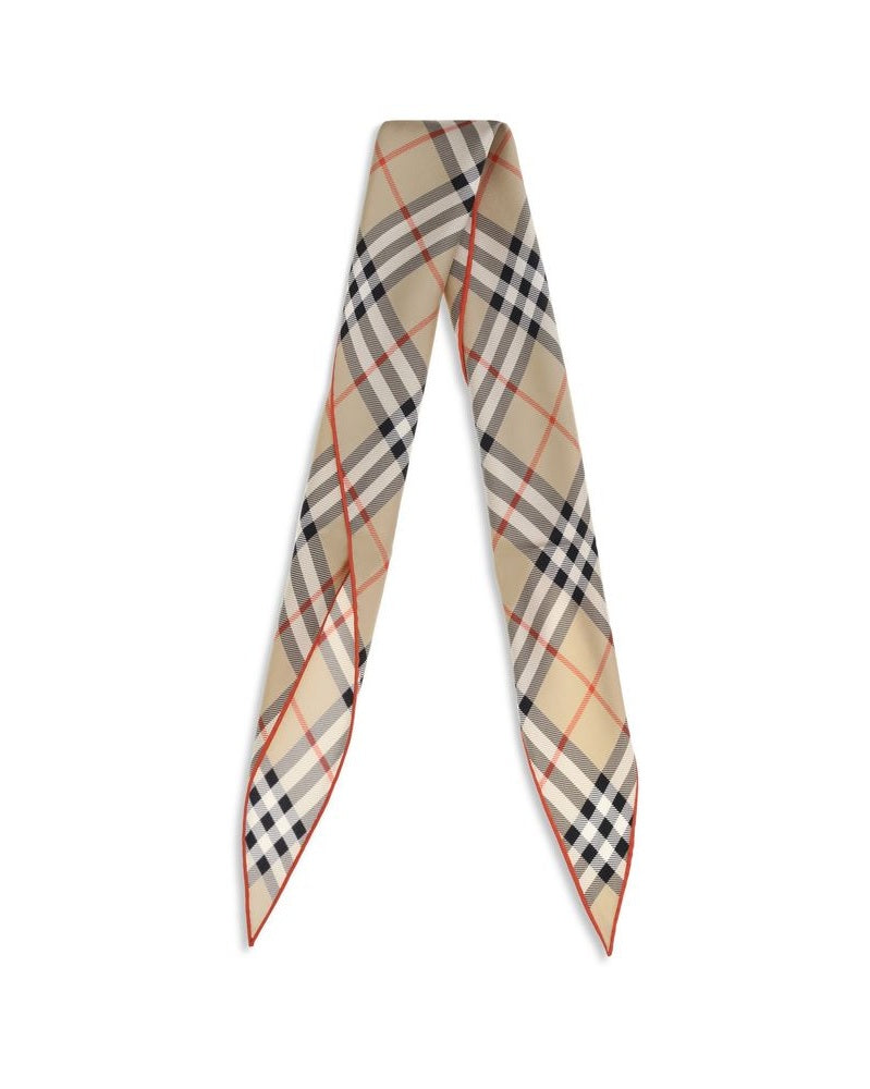 Burberry Beige Silk Scarf Glam Steals