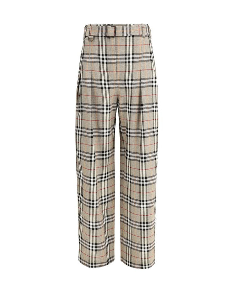 Burberry Beige Viscose Casual Pant Glam Steals