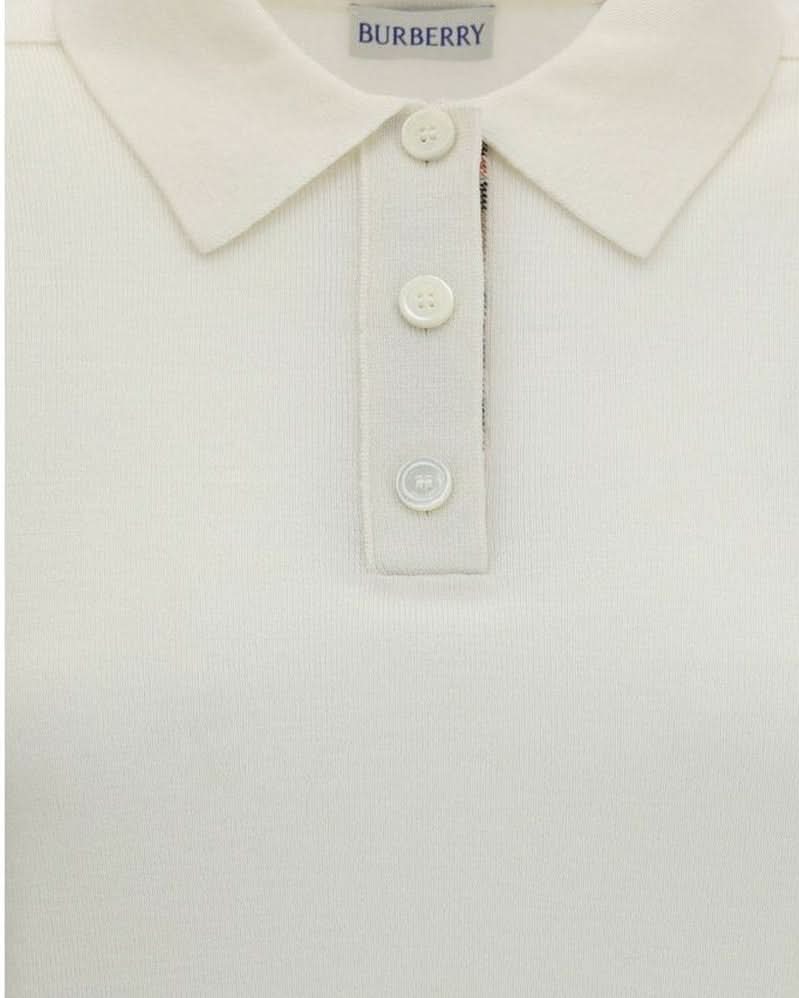 Burberry Beige Wool Oves Aries Polo Shirt Glam Steals