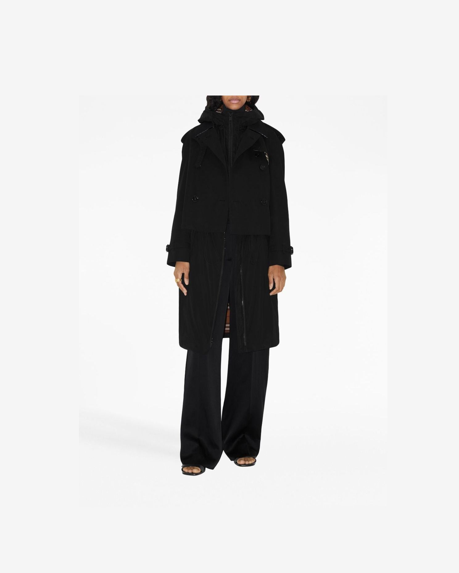 Burberry Black Coat Glam Steals