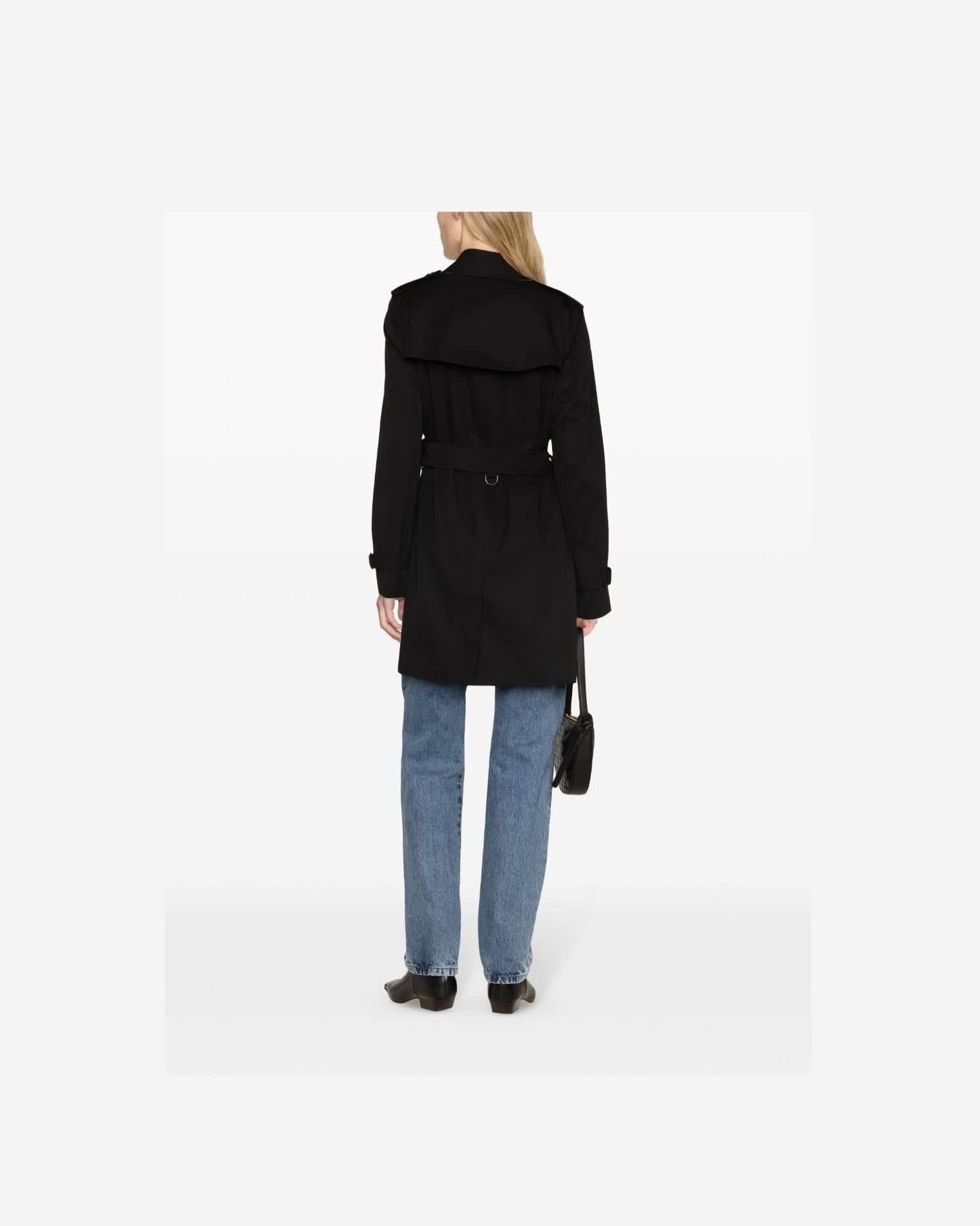 Burberry Black Coat Trench Coats