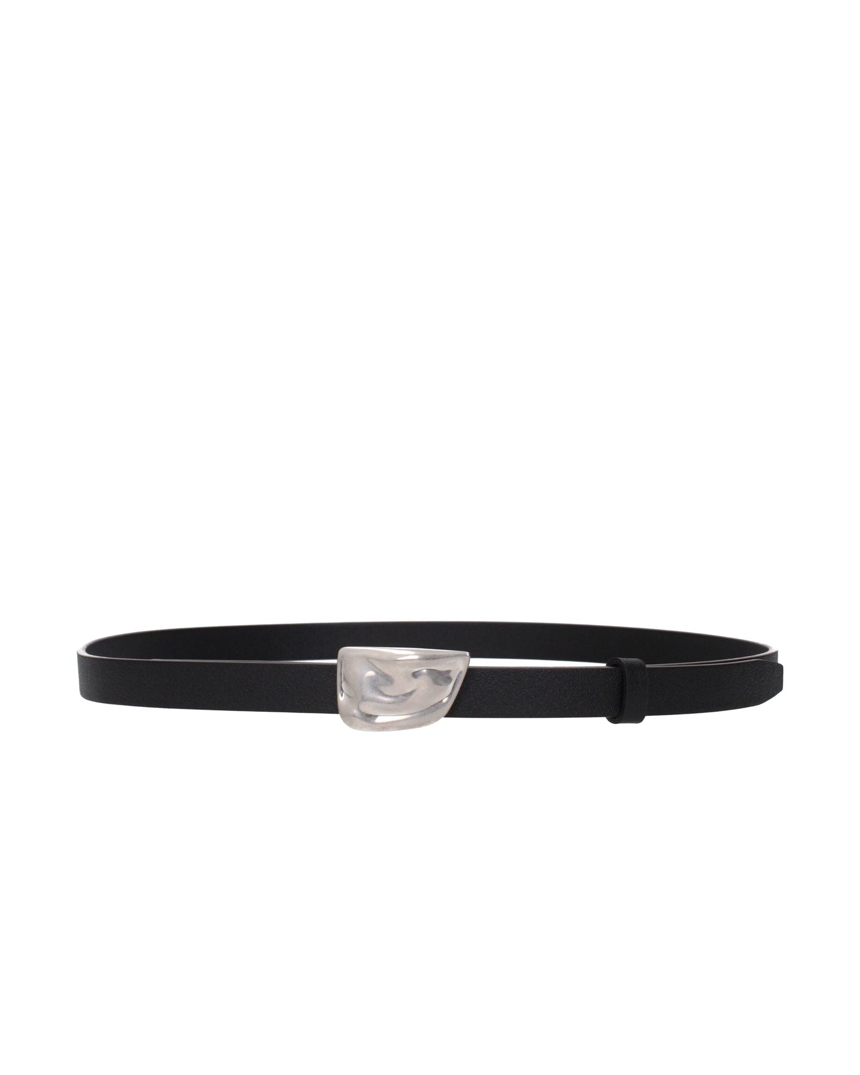 Burberry Black Leather Regular Belts Glam Steals