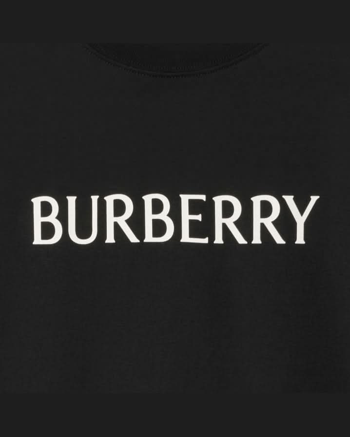 Burberry Black Polo T-Shirt Topwear