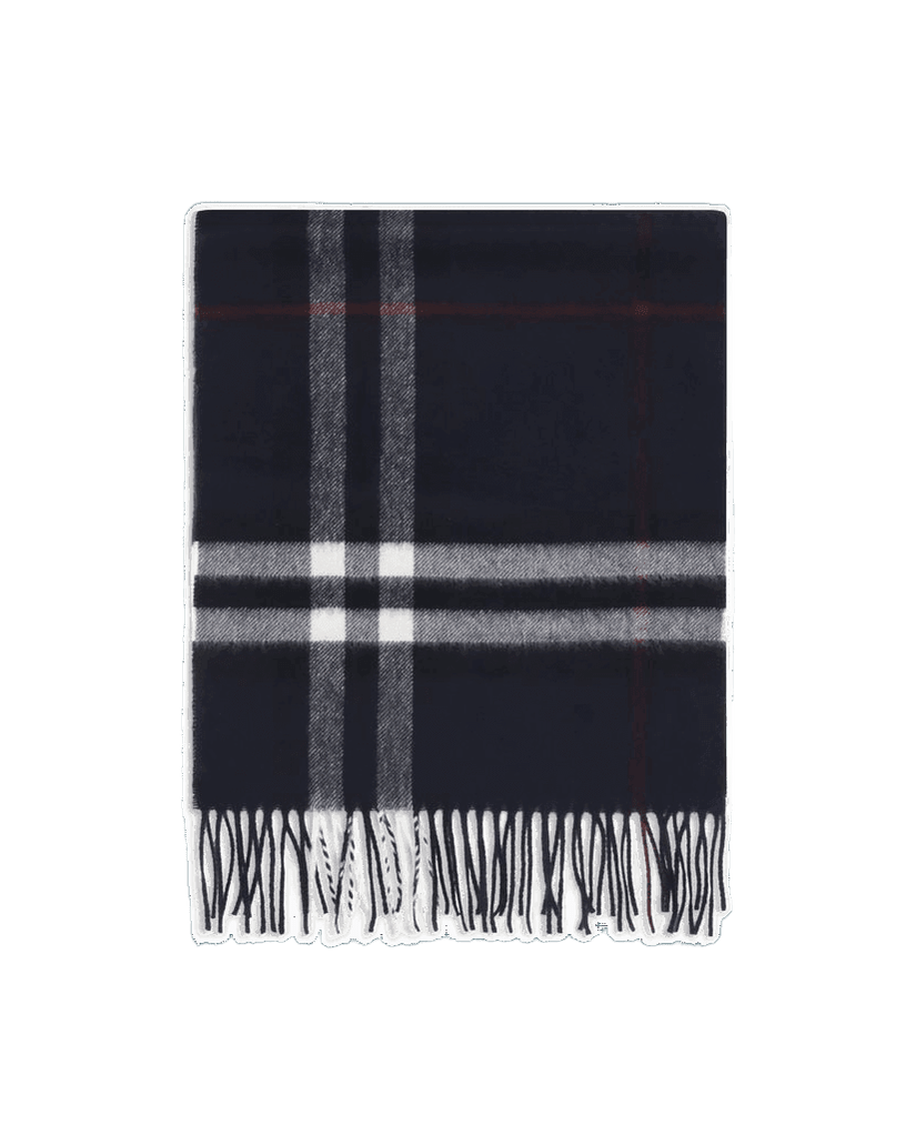 Burberry Blue Cashmere Scarf Scarves & Shawls