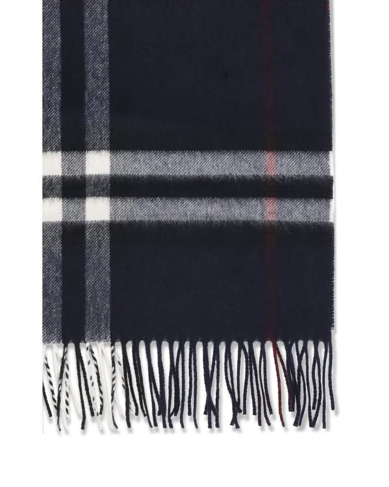 Burberry Blue Cashmere Scarf Scarves & Shawls