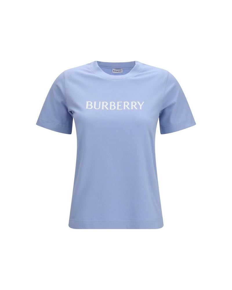 Burberry Blue Cotton T-shirt Glam Steals