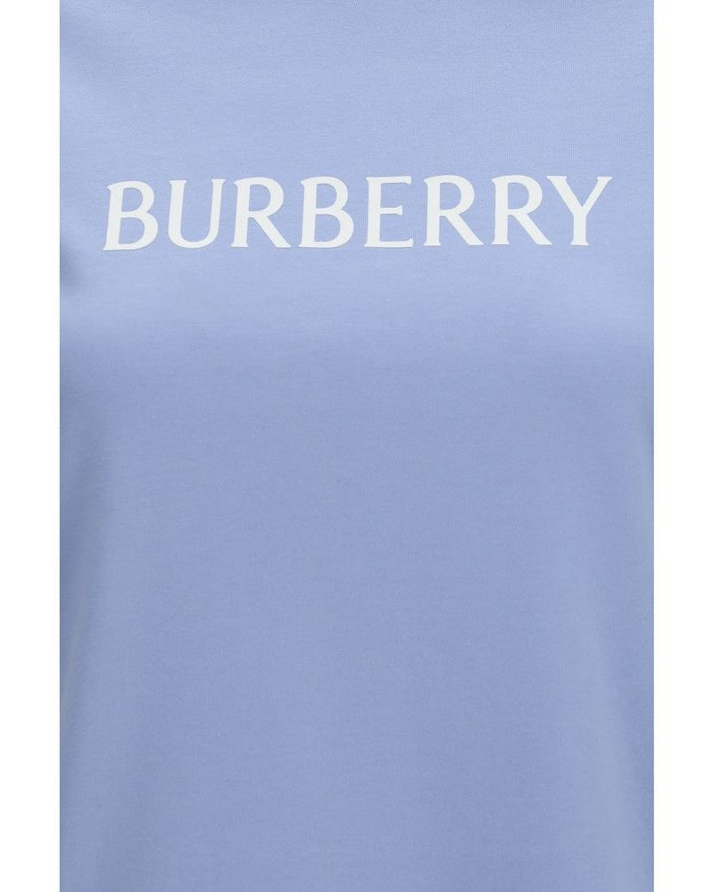 Burberry Blue Cotton T-shirt Glam Steals