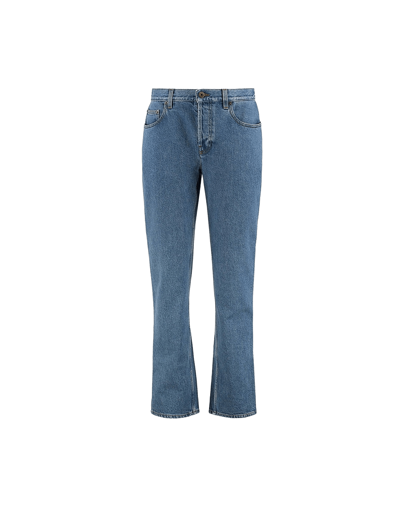 Burberry Blue Straight Denim Jeans Glam Steals