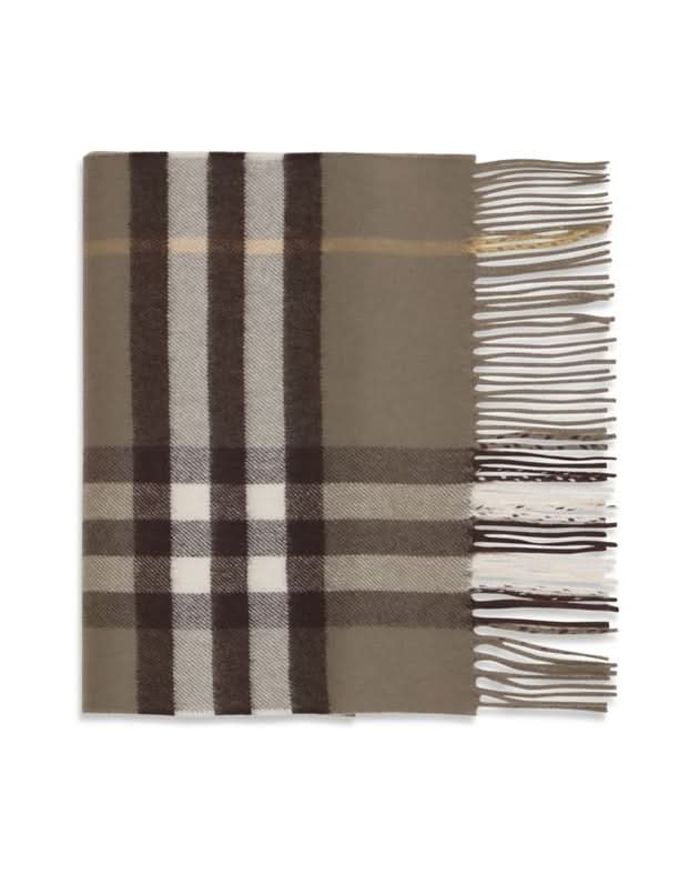 Burberry Brown Cashmere Scarf Scarves & Shawls