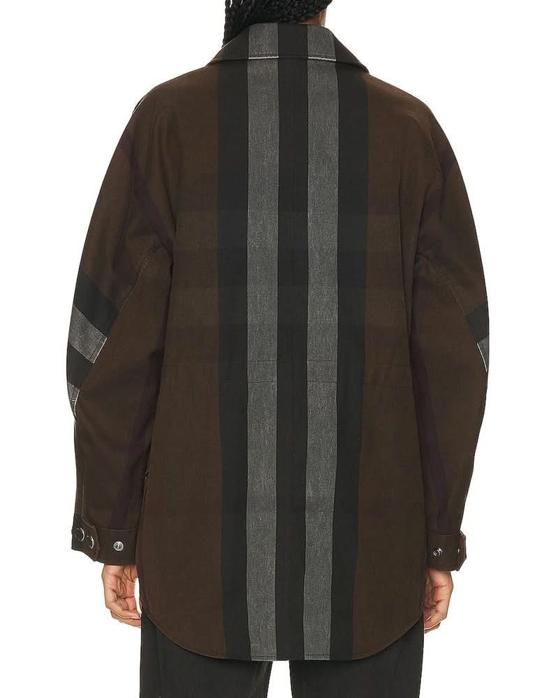 Burberry Brown Cotton Parka