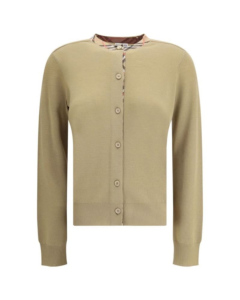 Burberry Brown Wool Cardigan Glam Steals