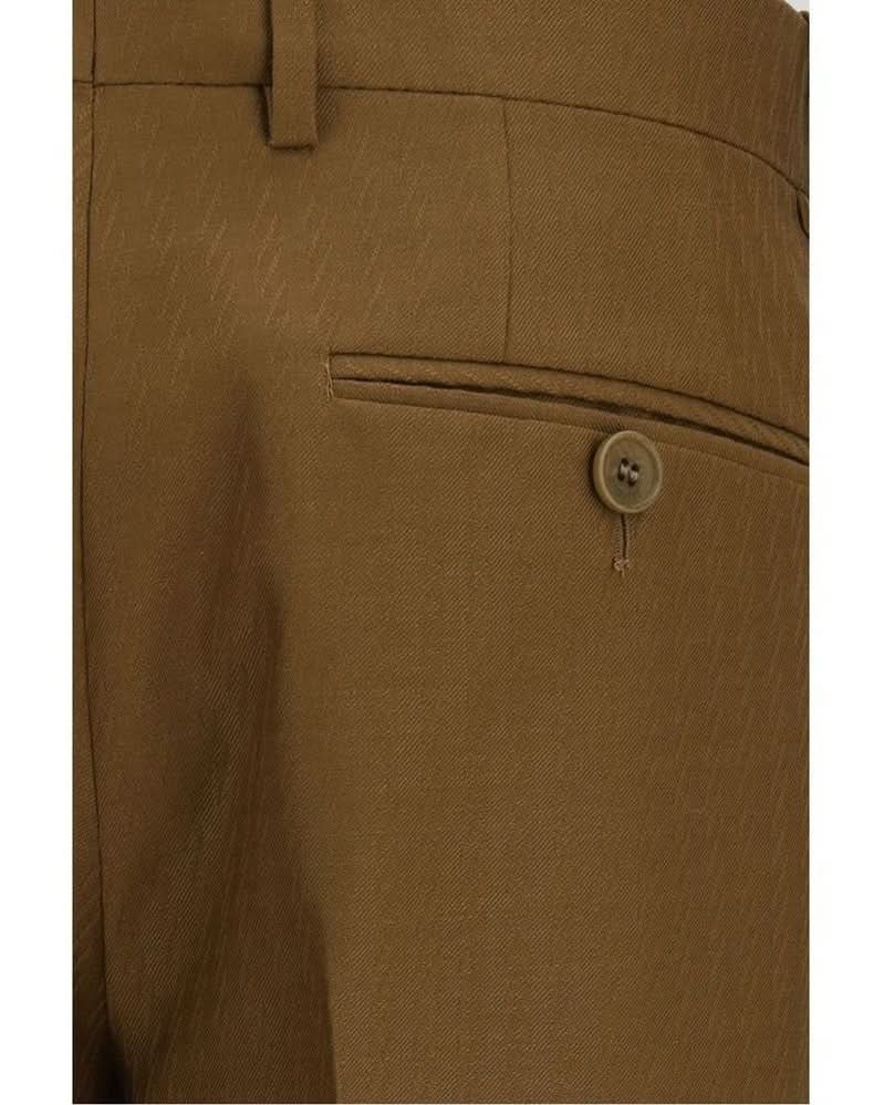 Burberry Brown Wool Oves Aries Dress Pant Glam Steals