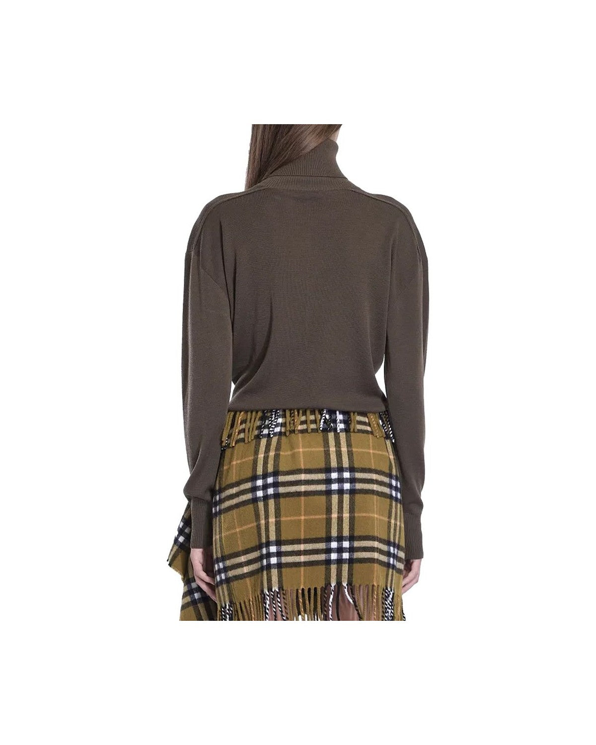 Burberry Brown Wool Sweatshirt Glam Steals