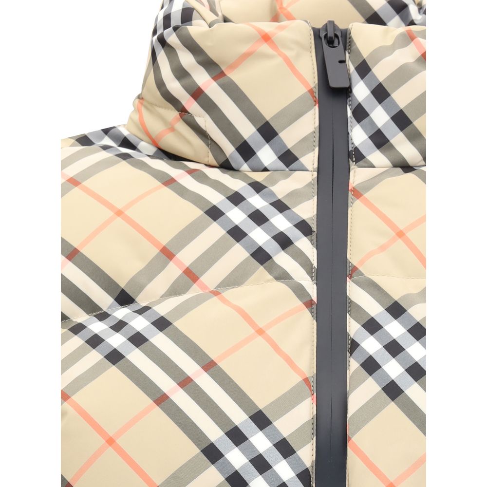 Burberry Check Down Jacket Glam Steals