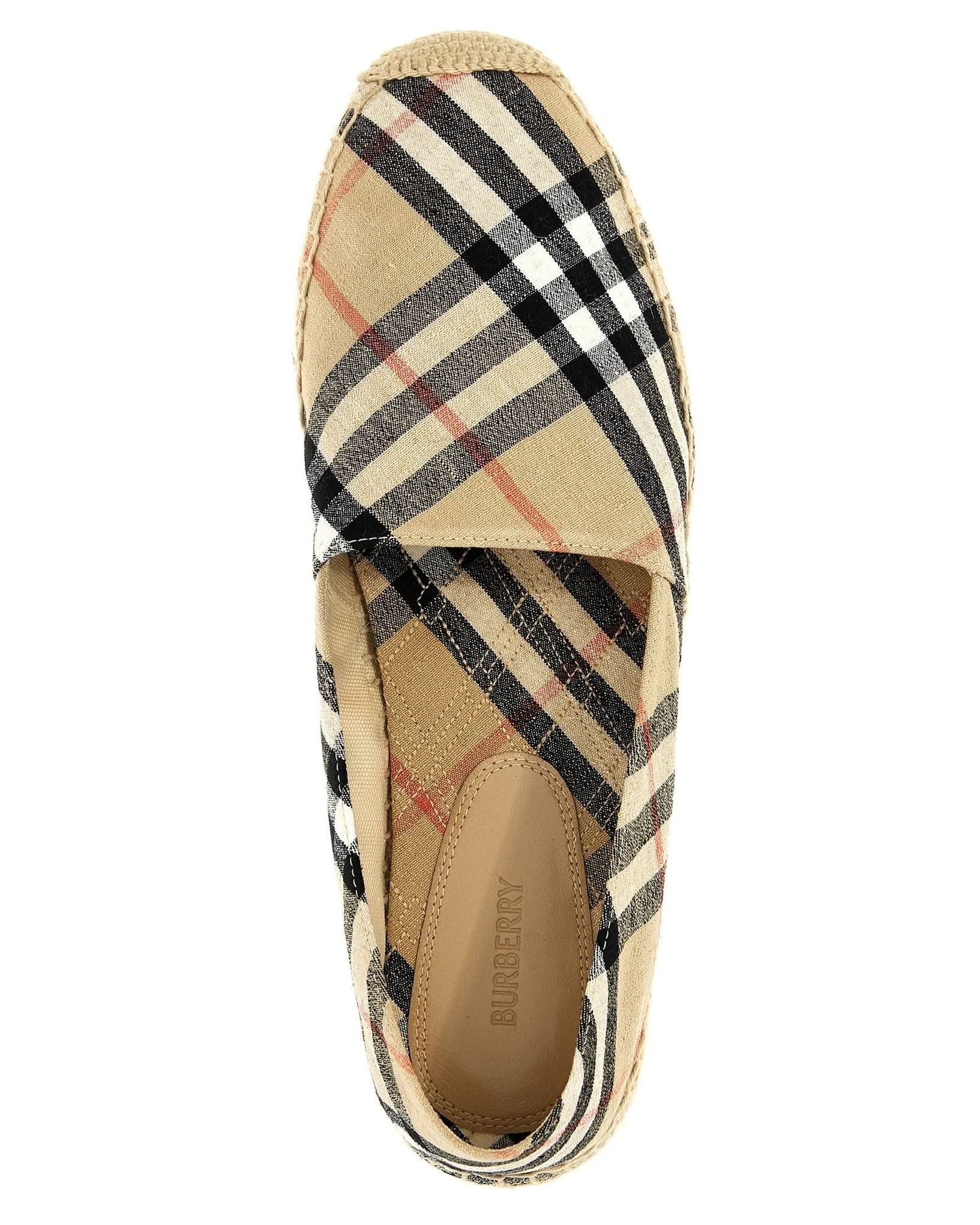 Burberry Check Espadrilles Glam Steals