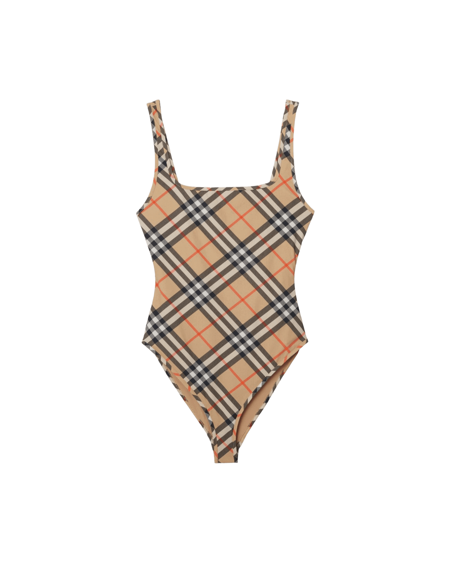Burberry Check Pattern Swimsuit Glam Steals