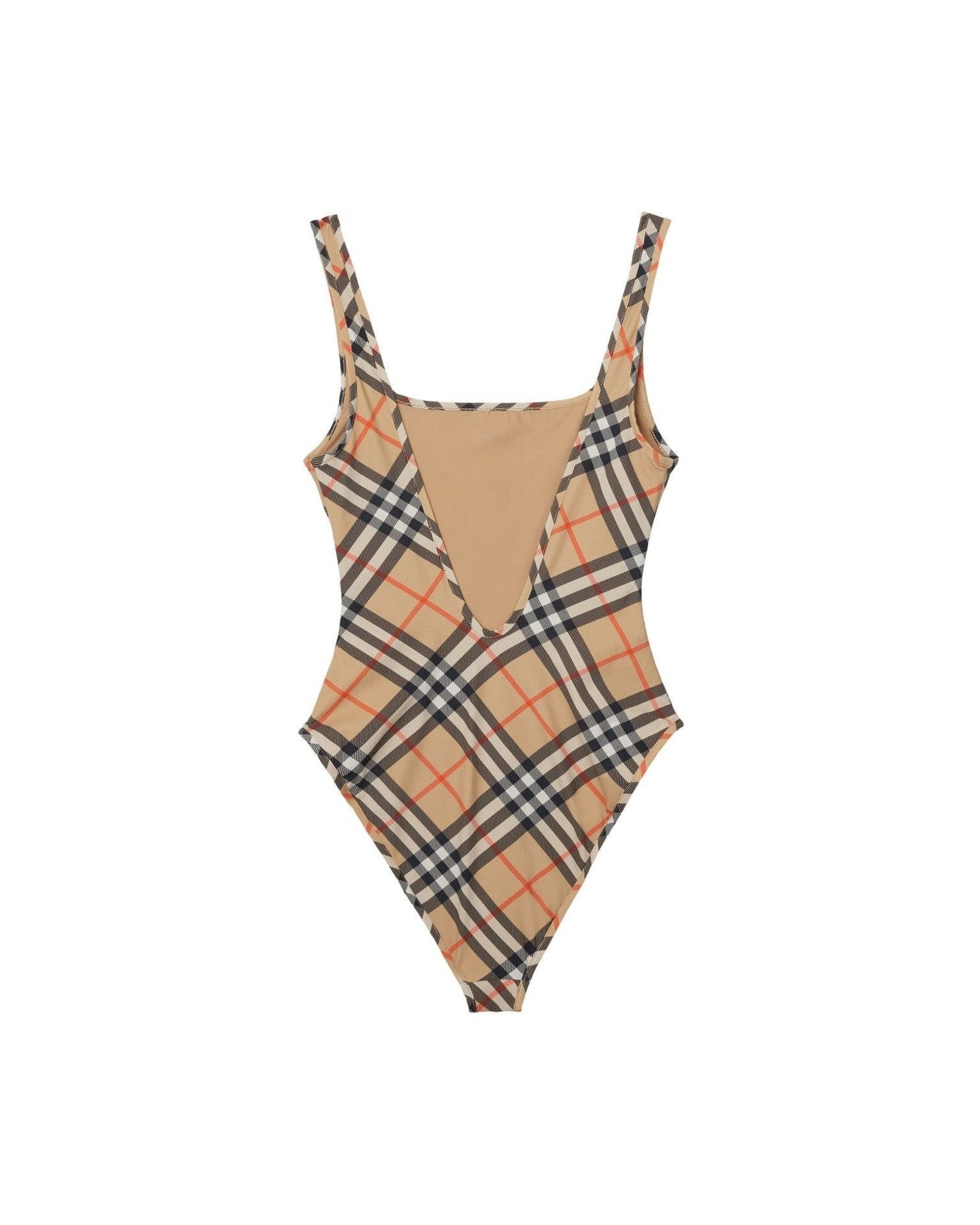 Burberry Check Pattern Swimsuit Glam Steals