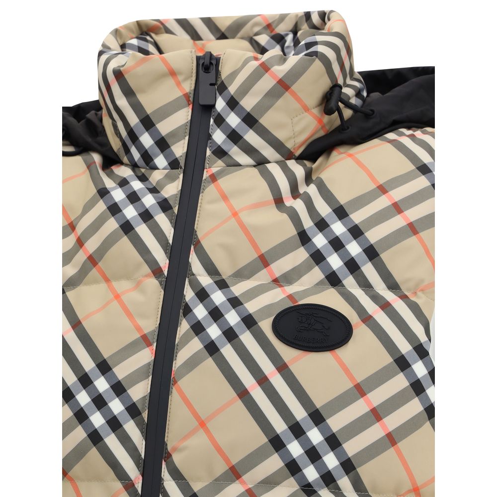 Burberry Check Vest Down Jacket Glam Steals