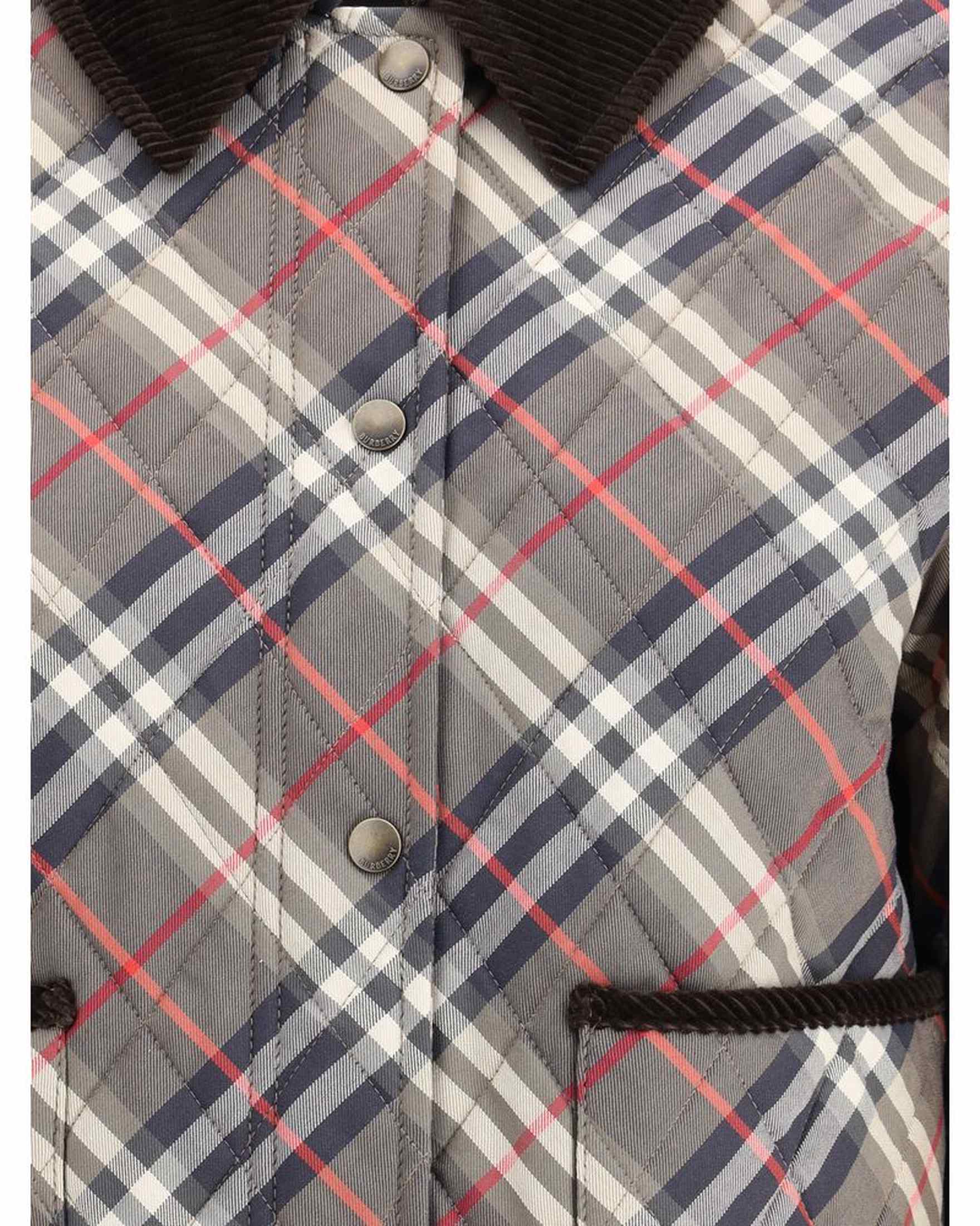 Burberry Check Wadded Jacket Glam Steals