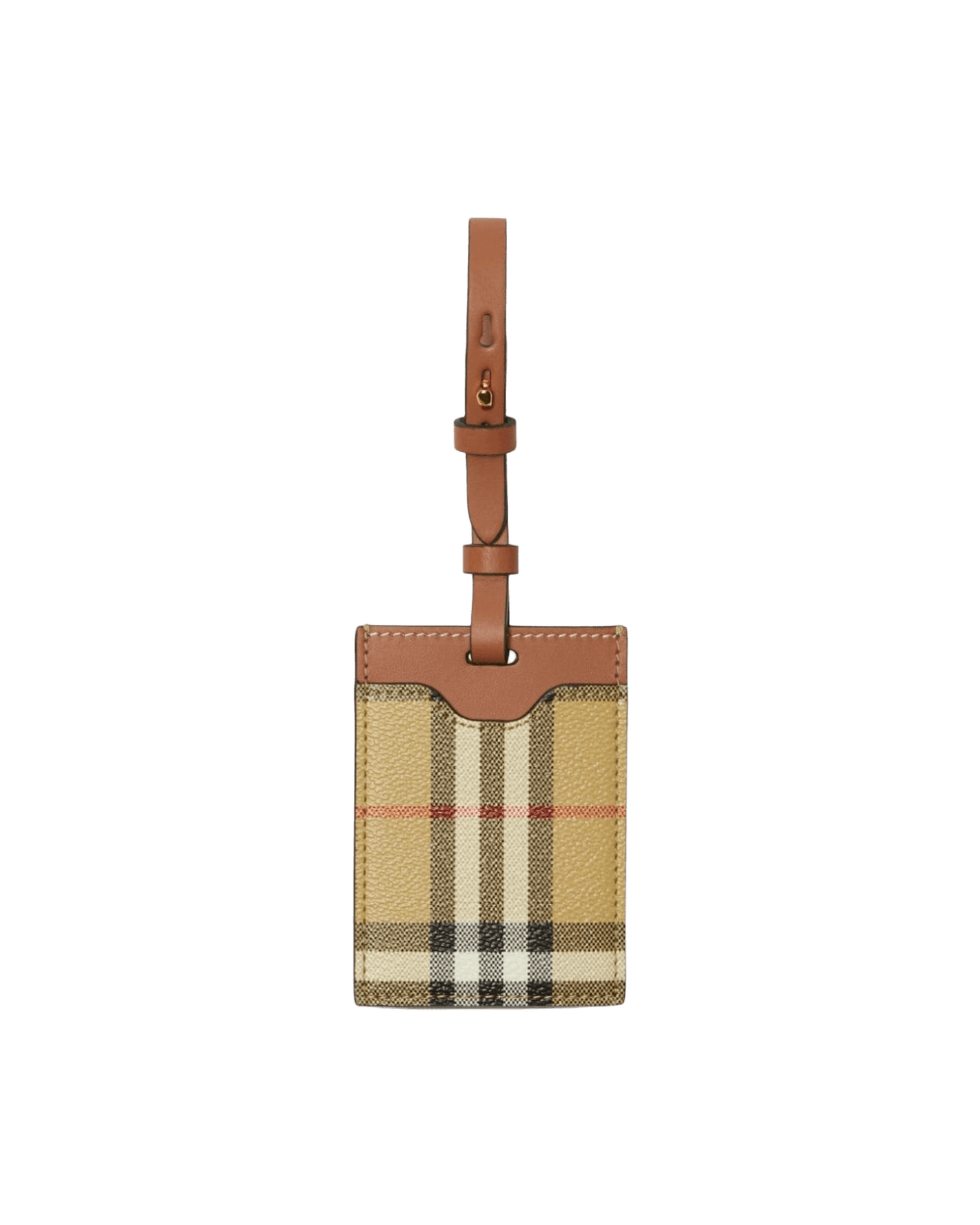 Burberry Checkered Luggage Tag Glam Steals