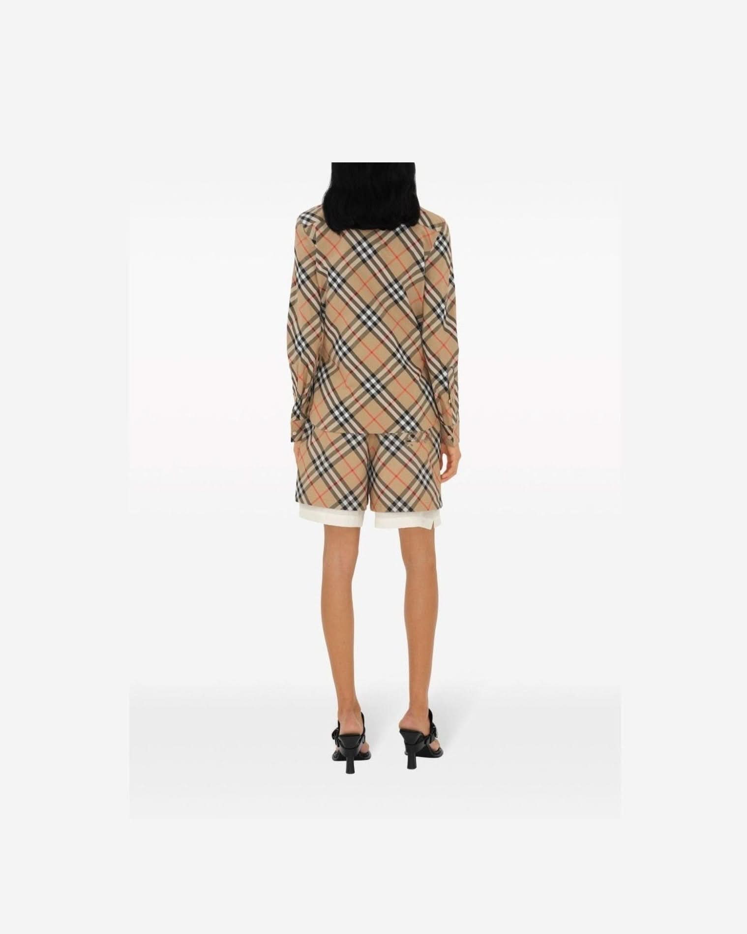Burberry Checkered Shirt Shirts