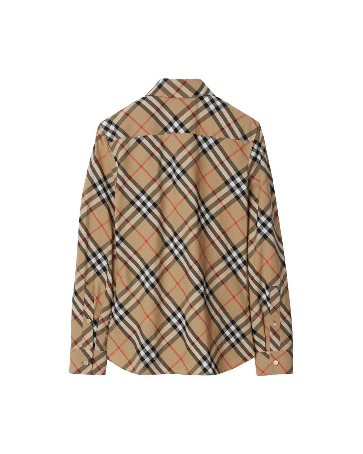 Burberry Checkered Shirt Shirts