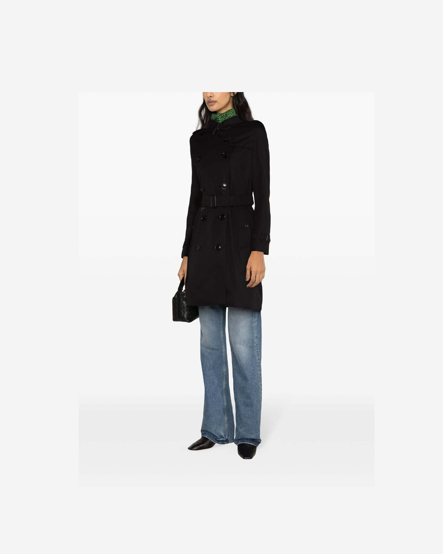 Burberry Cotton Double Breasted Coat Glam Steals