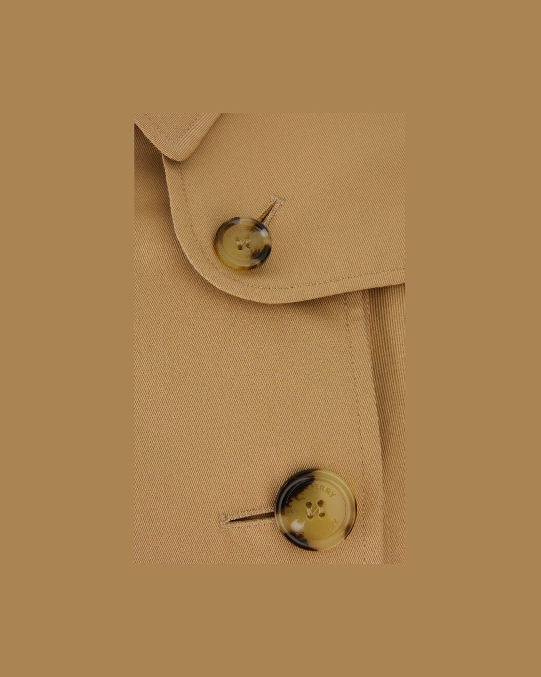 Burberry Cotton Double Breasted Trench Coat Glam Steals