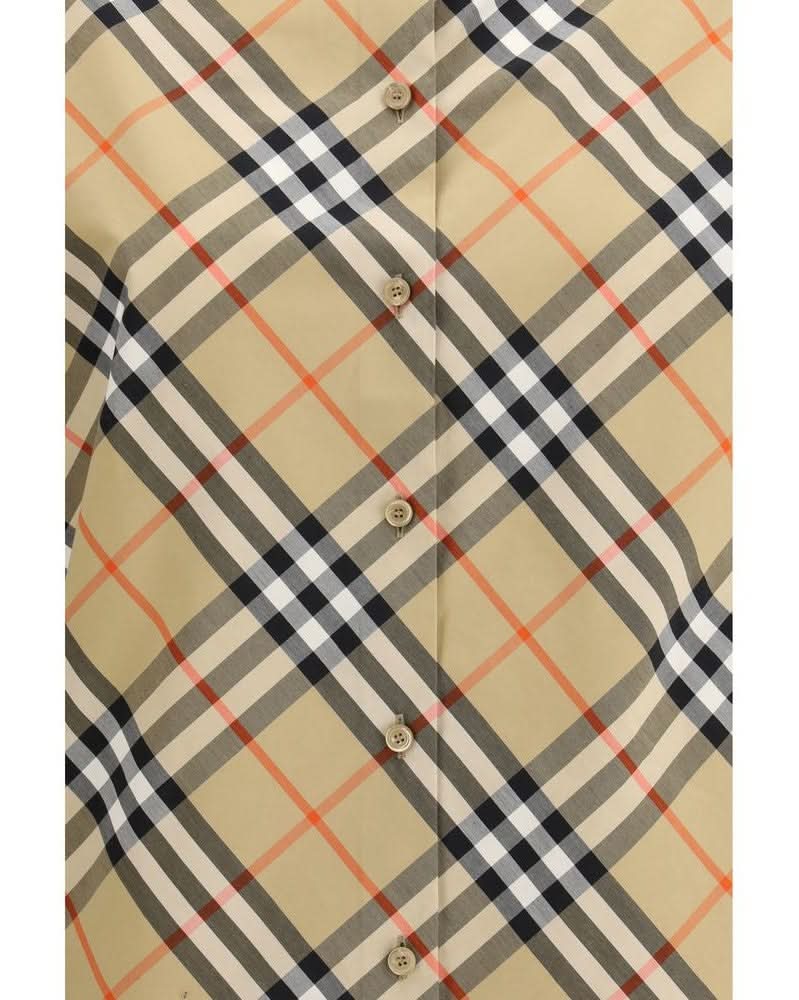 Burberry Cotton Pattern Shirt Shirts