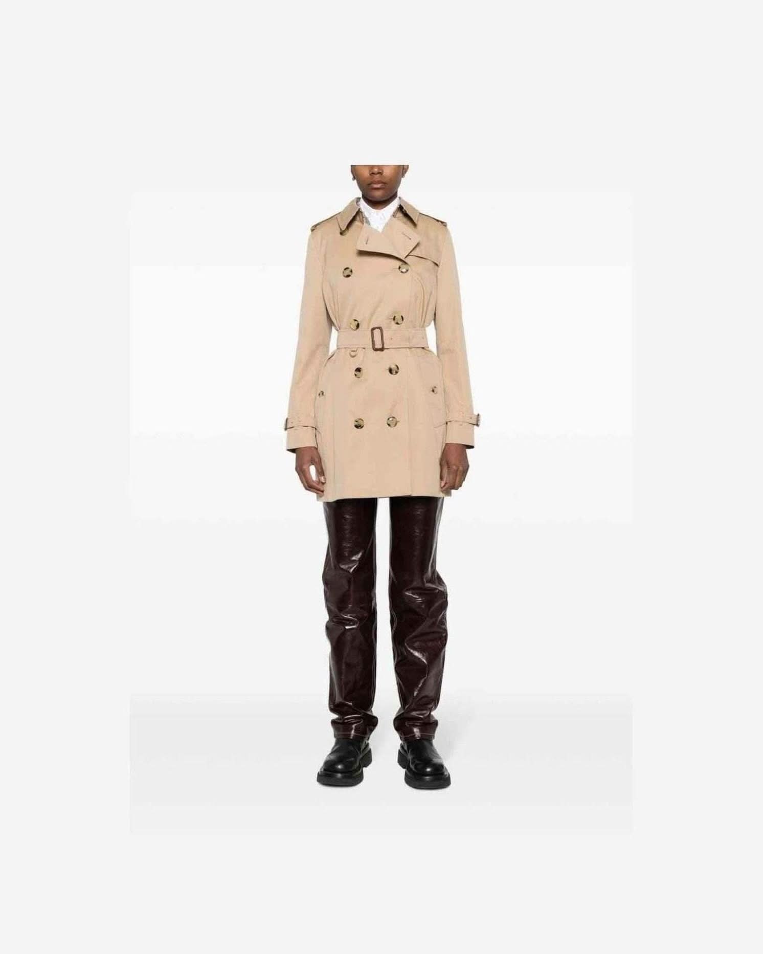 Burberry Cotton Short Kensington Heritage Trench Coat Trench Coats