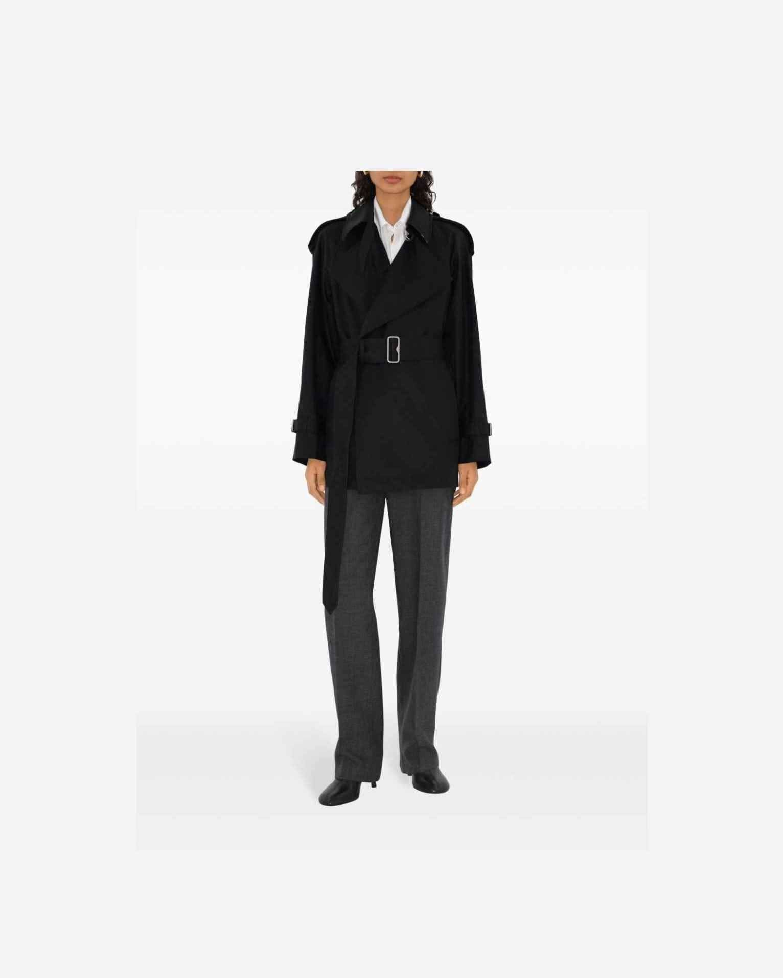Burberry Gabardine Trench Jacket Trench Coats