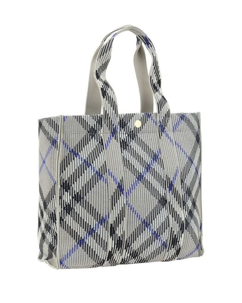 Burberry Gray Fabric Shoulder Bag