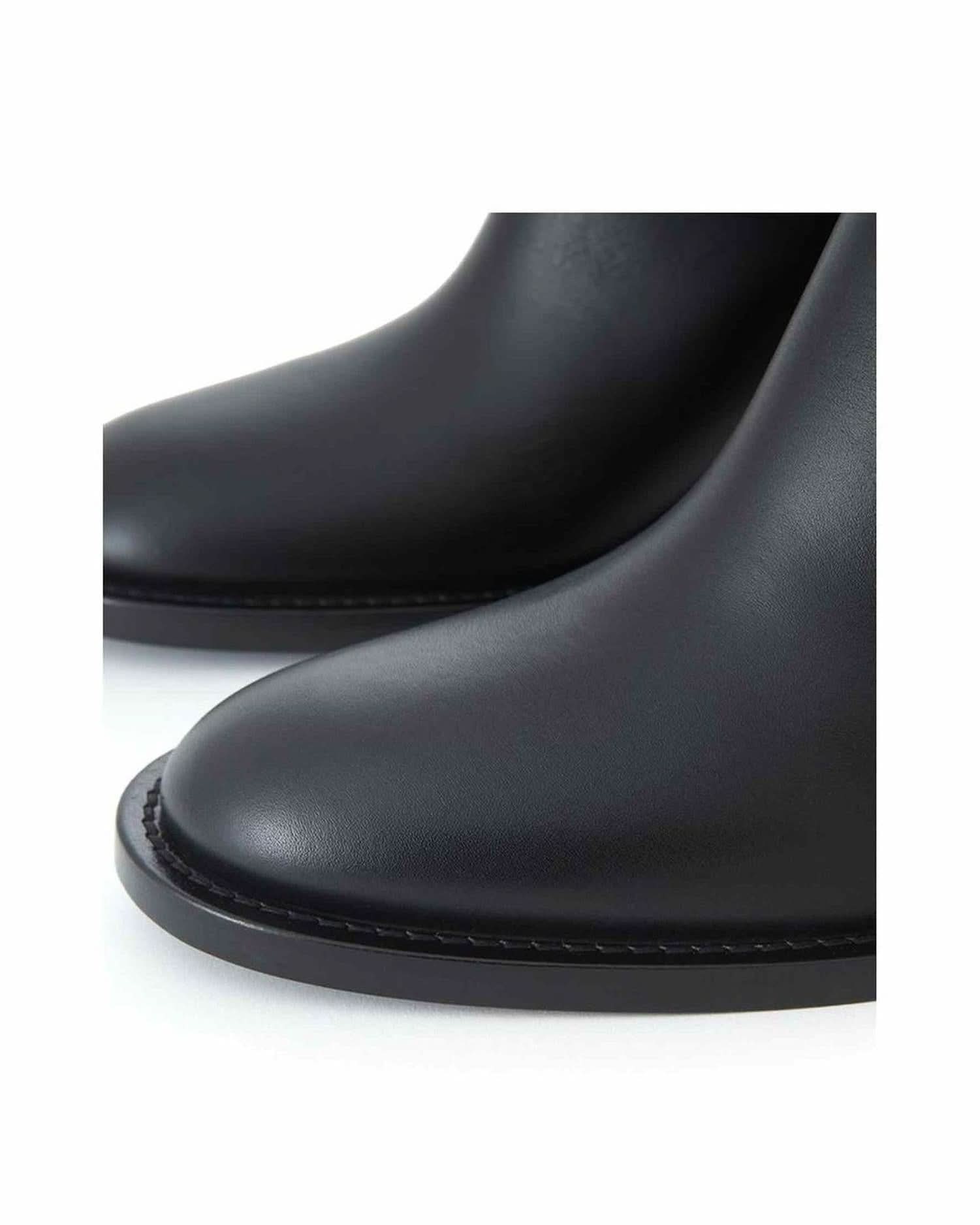 Burberry Leather Black Boot Boots
