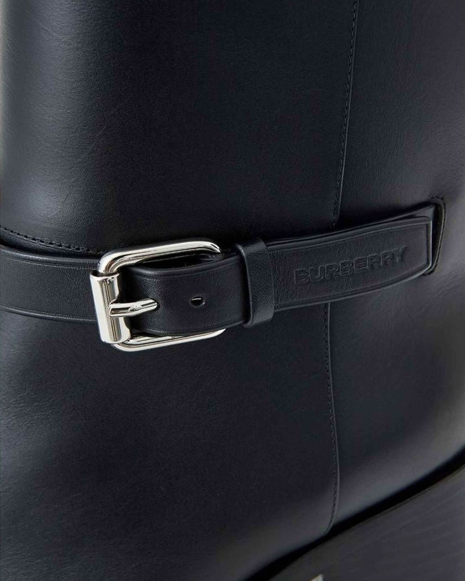 Burberry Leather Black Boot Boots