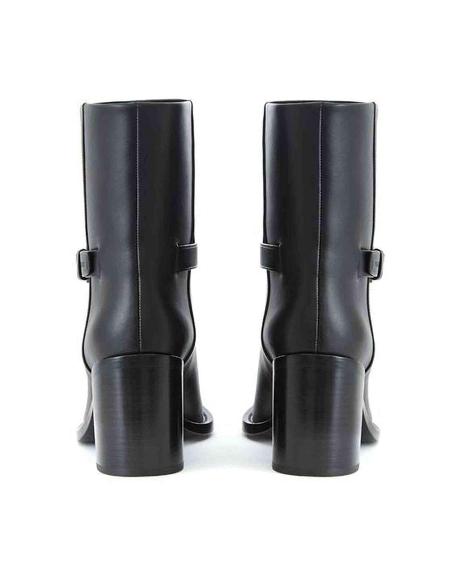 Burberry Leather Black Boot Boots
