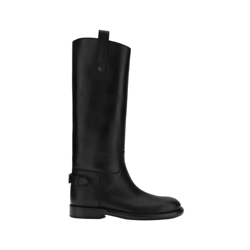 Burberry Leather High Boots Glam Steals
