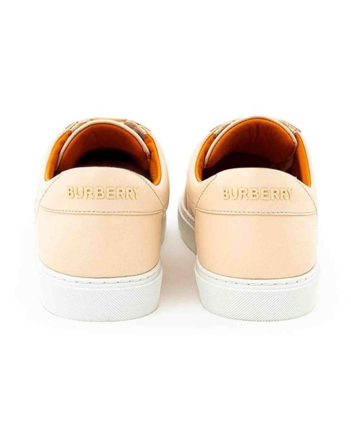 Burberry Leather Pink Sneaker Sneakers
