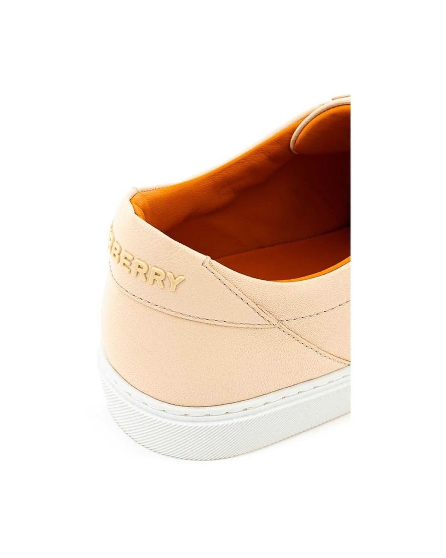 Burberry Leather Pink Sneaker Sneakers